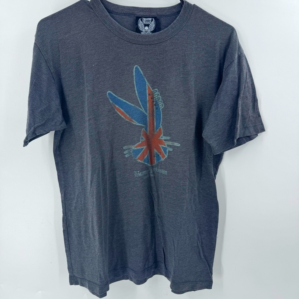 Junk Food Clothing Bunny Invasion World Tour ShortSleeve‎ Shirt. Unisex